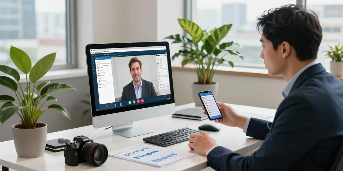 Professional consultant discussing 소액결제현금화 strategies in a modern office setting