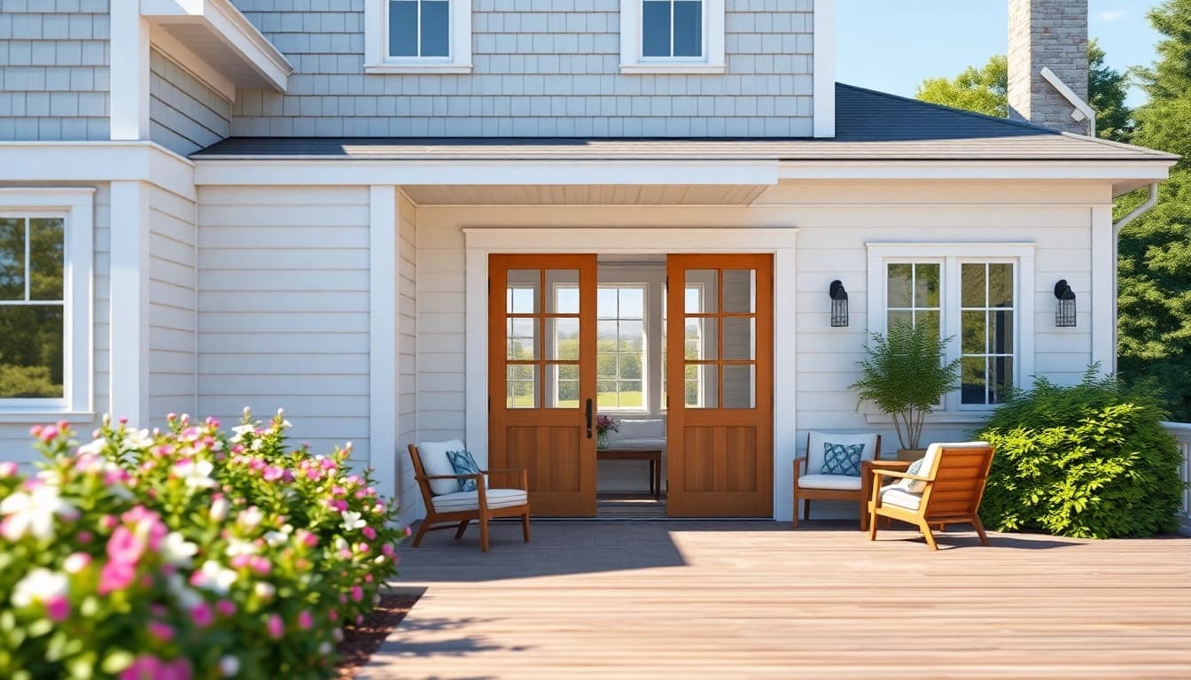 Explore a stunning cape cod home addition showcasing traditional architecture paired with modern design features.