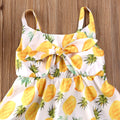 Sling Bow knot Pineapple Sundress