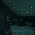 3D Bubble Luminous Stars Dots Wall Sticker