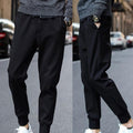 Ankle Tied Pockets Fitness Long Pencil Pants