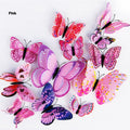 Double Layer 3D Butterfly Wall Sticker