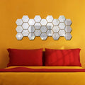 Hexagon 3D Acrylic Mirror Wall Stickers