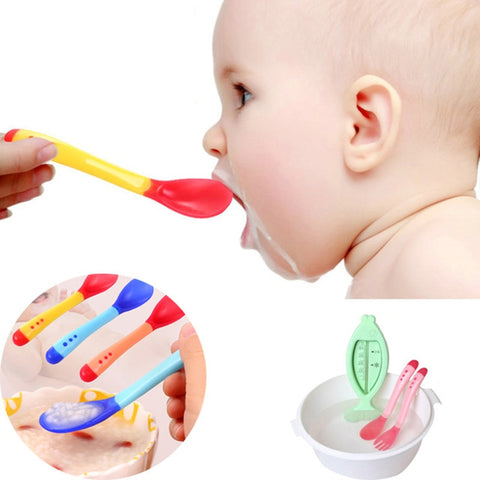 Infant Heat Sensing Feeding Spoon