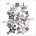 Removable Vinyl Flowers Wall Stickers