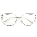 Reflective Cat Eye Glasses