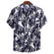 Ethnic Printed  Hawaiian Henley Shirt