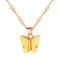 Cute Butterfly Pendant Necklace