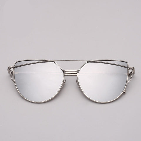 Vintage Metal Reflective Glasses