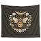 Bee Floral Tapestry
