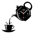 Creative Acrylic Coffee Cup 3D Wall Clock