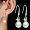 Cubic Zirconia Silver Drop Earrings