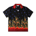 Casual Flame Print Shirts
