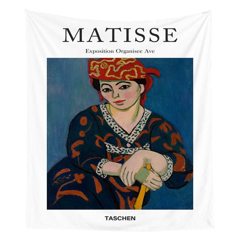 Psychedelic Matisse Painting Wall Tapestry