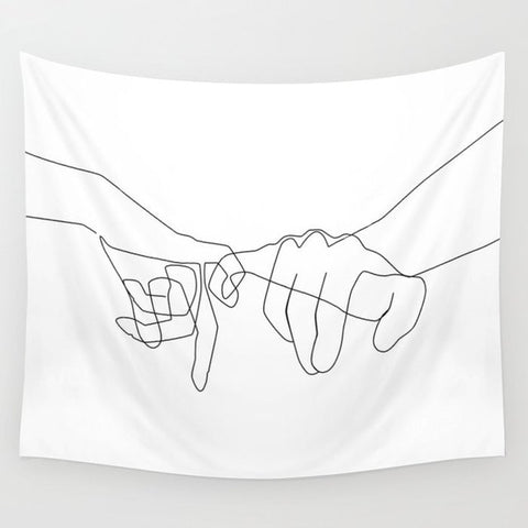 Simple Line Tapestry