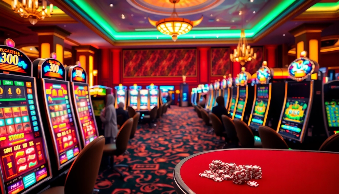 Mengamati daftar apk slot di mesin slot kasino yang berkilau dan penuh warna.
