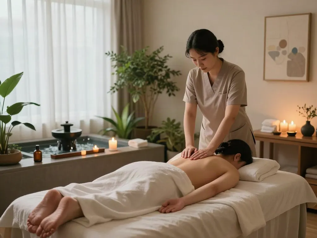 Experience rejuvenating 여의도출장마사지 in a tranquil spa setting with professional therapists and calming ambiance.