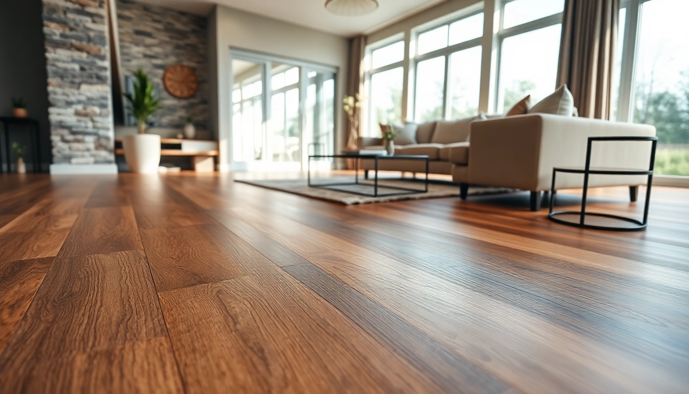 Elevate your home with luxury vinyl flooring showcasing intricate details and elegant design in a modern setting.