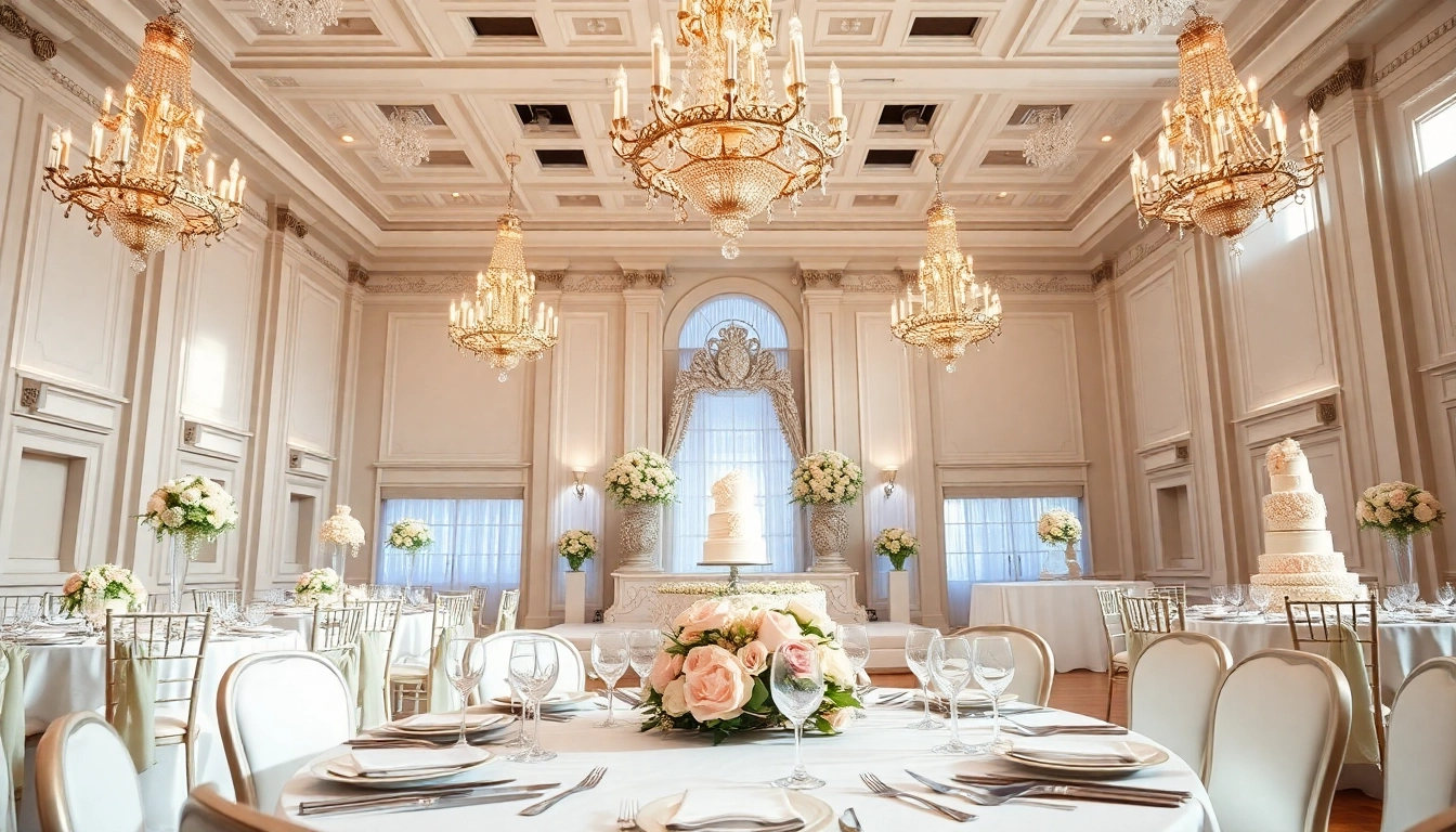 Stunning Wedding Event Space Jacksonville with elegant decorations and ambient lighting for memorable celebrations.