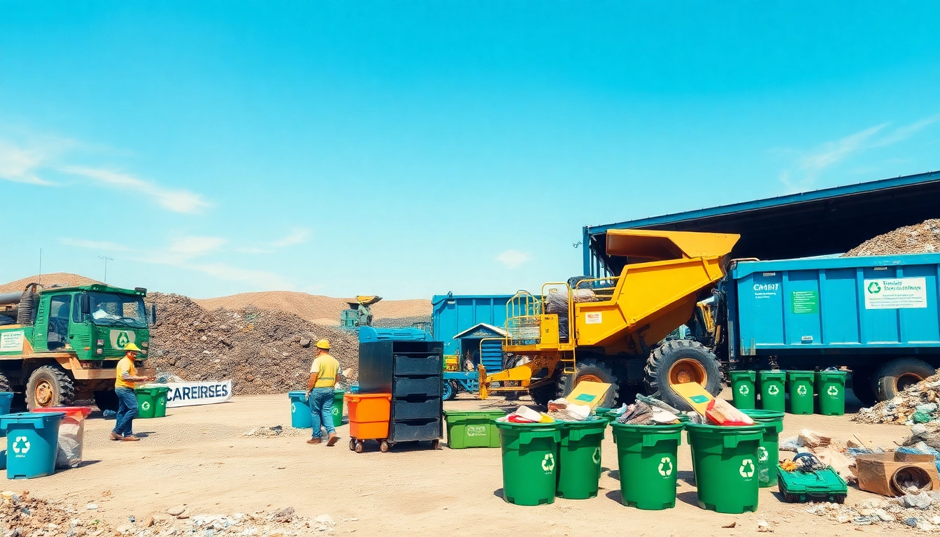 Efficient bonnyville dump showcasing waste management and recycling efforts in a clean environment.