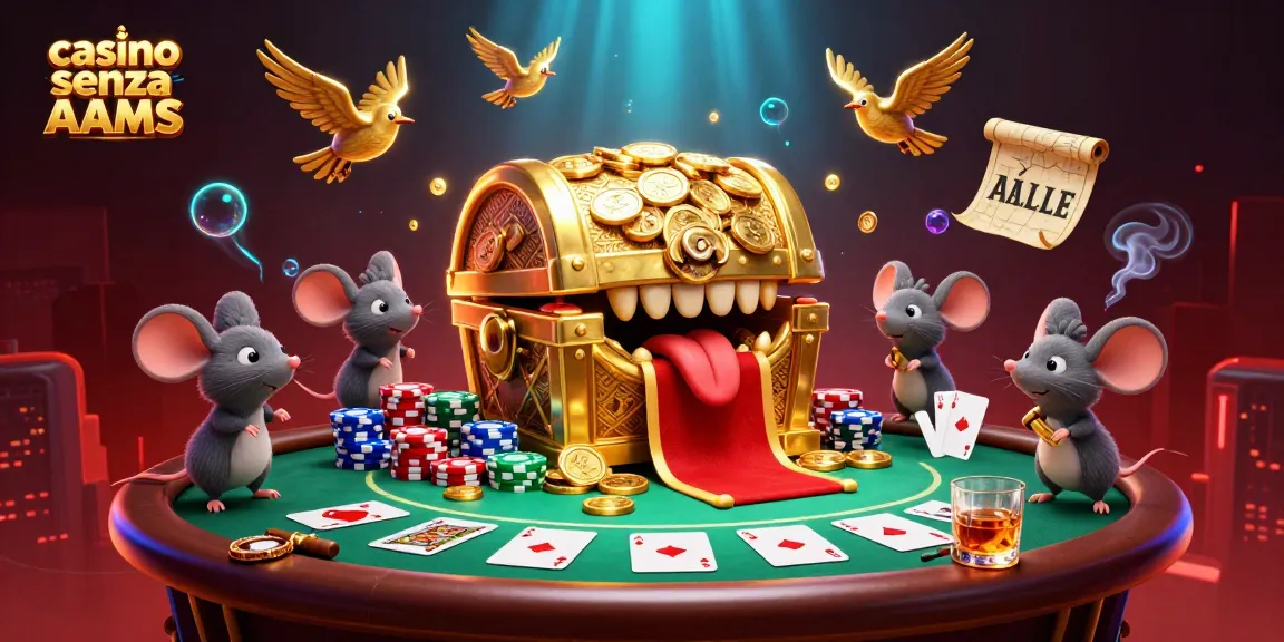 Gioca nei casino senza AAMS e scopri tesori d'oro con poker e ricchi premi.