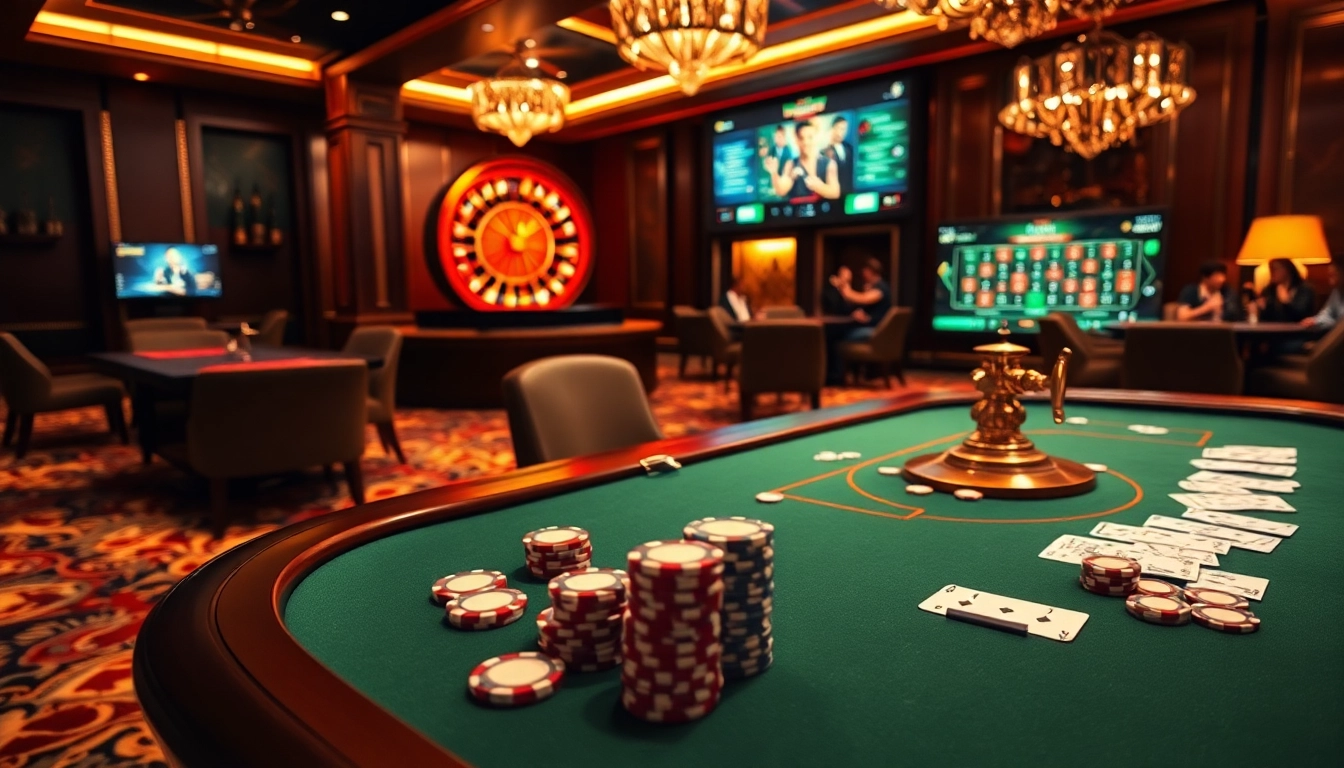 Vivez l'excitation d'un casino fiable en ligne avec un jeu captivant à la table de poker et à la roulette.