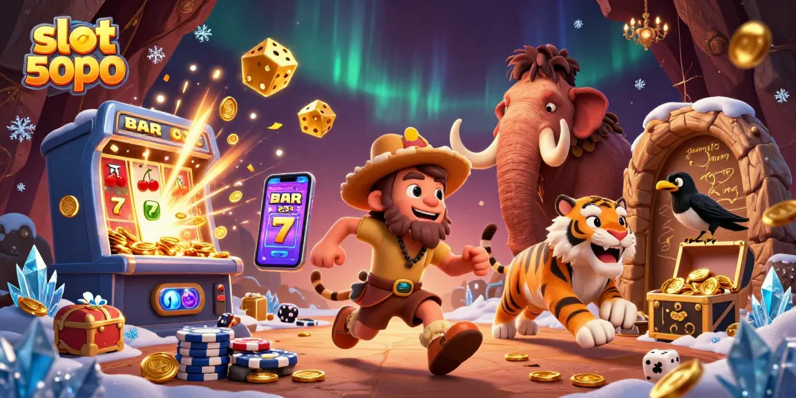 Engage in thrilling slot depo 5000 action with a vibrant casino atmosphere full of excitement.