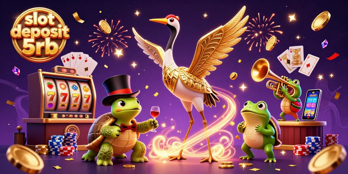 Engage in thrilling gameplay with slot deposit 5rb, featuring vibrant characters and dynamic gambling elements.