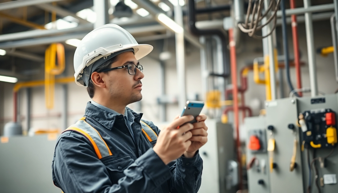 Ensure electrical maintenance through a professional electrician inspecting wiring and equipment.