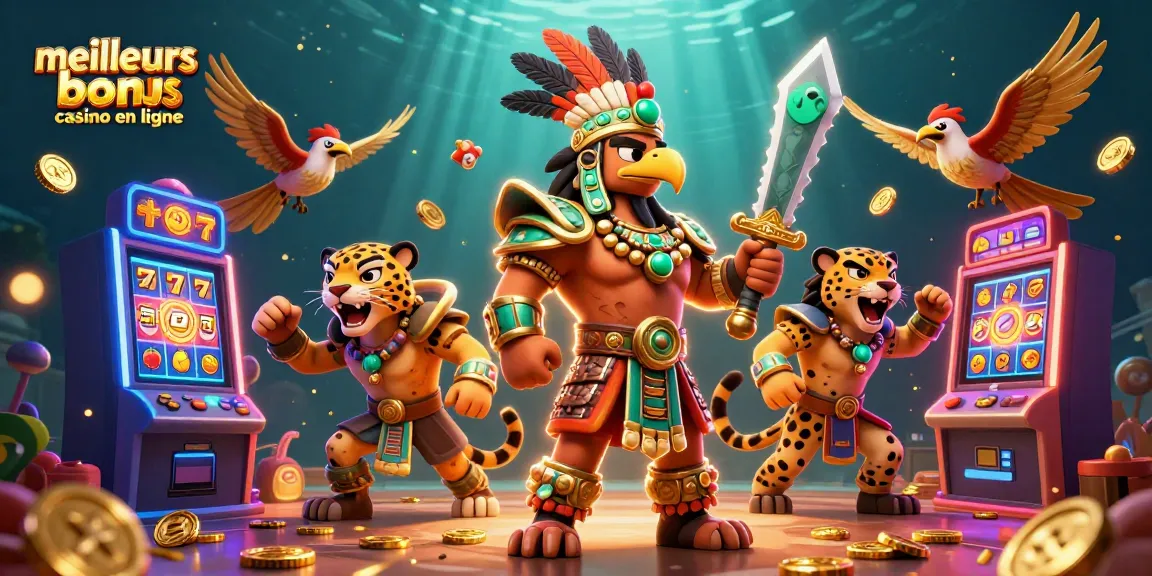 Explorez les meilleurs bonus casino en ligne avec des machines à sous 3D et des personnages dynamiques dans un cadre captivant.