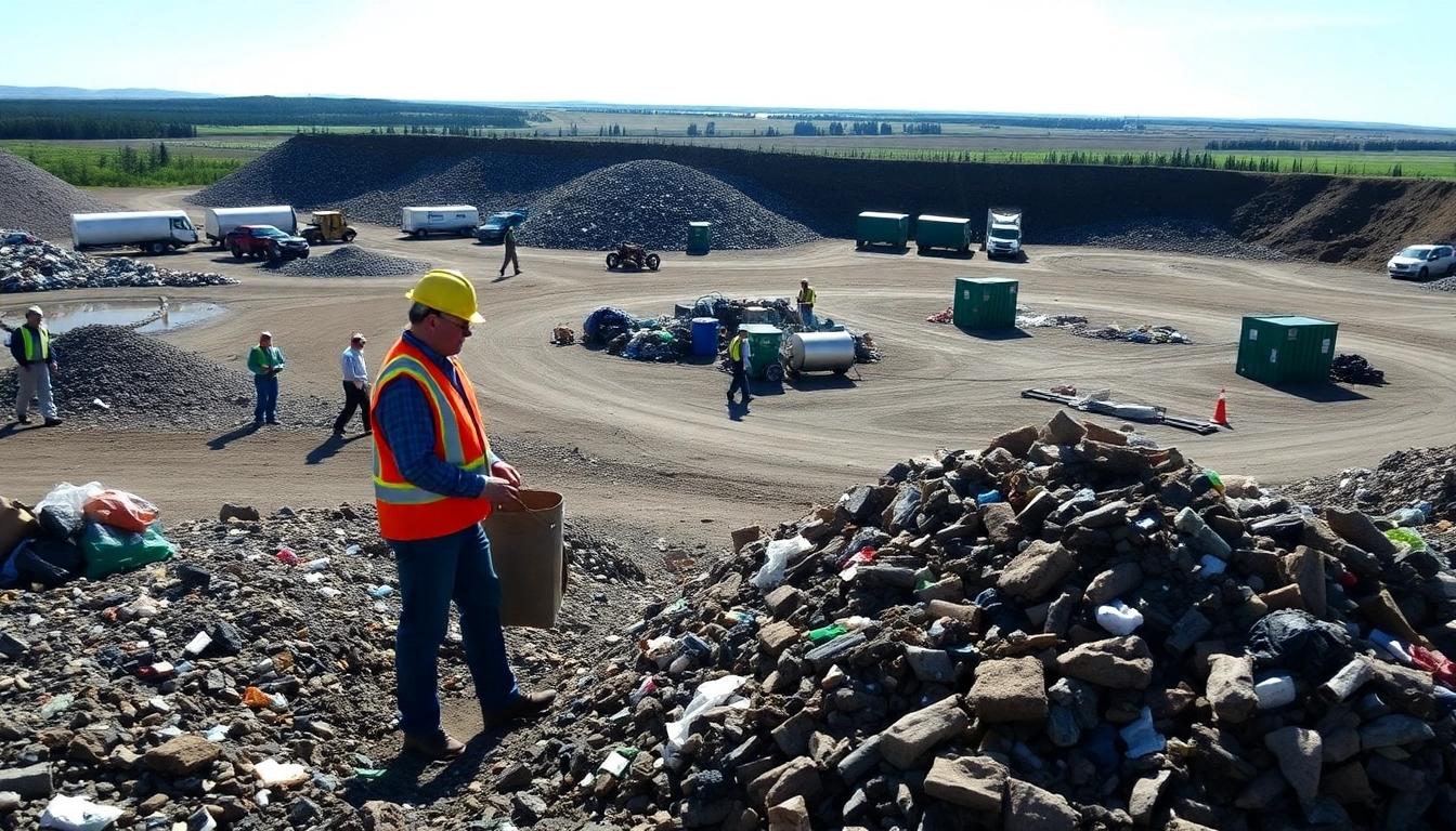 Manage waste effectively at the Bonnyville dump with organized disposal and recycling stations.