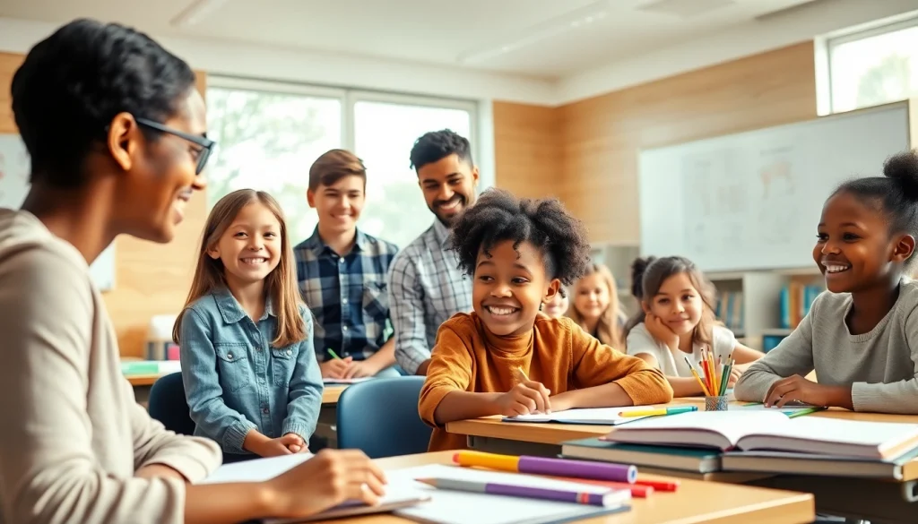 Engaged students in an Education-focused classroom with diverse learning activities.