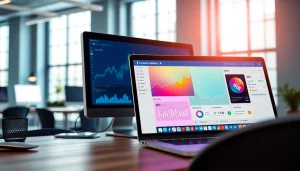 Enhance your strategy with a digital workspace showcasing facebook smm panel analytics.