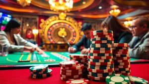 Play high-stakes poker at https://f168.today/ with vibrant chips and an exciting atmosphere.