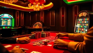 Experience the thrill of high-stakes poker at hay.win with vibrant tables, chips, and cards.