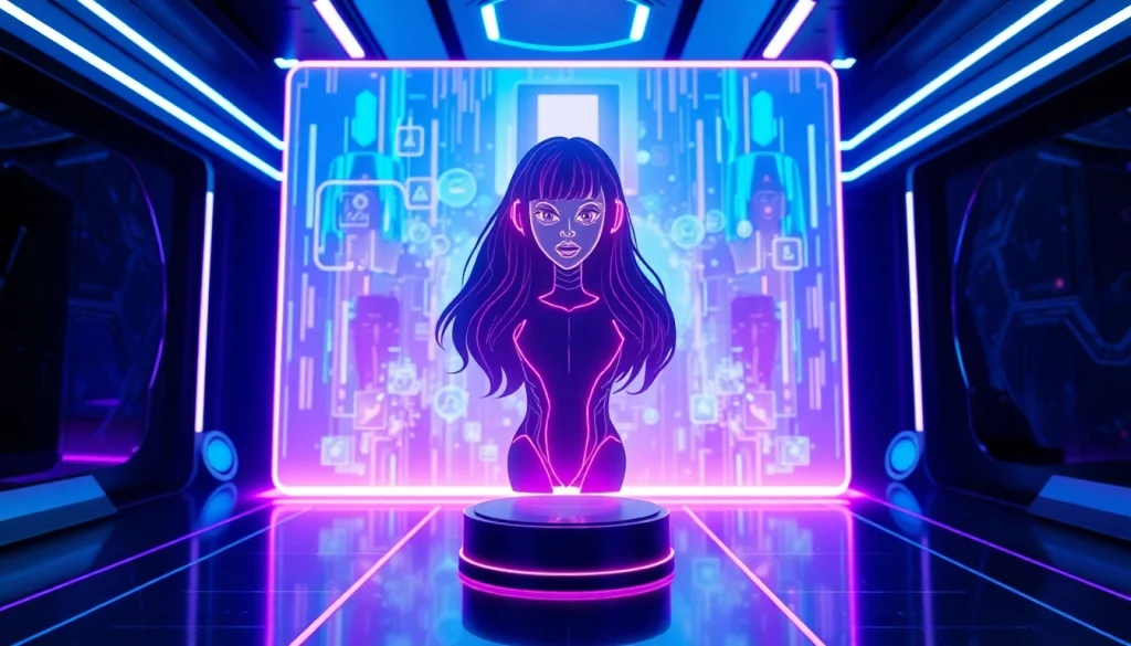 Engaging NSFW character AI chat interface featuring a customizable digital companion.