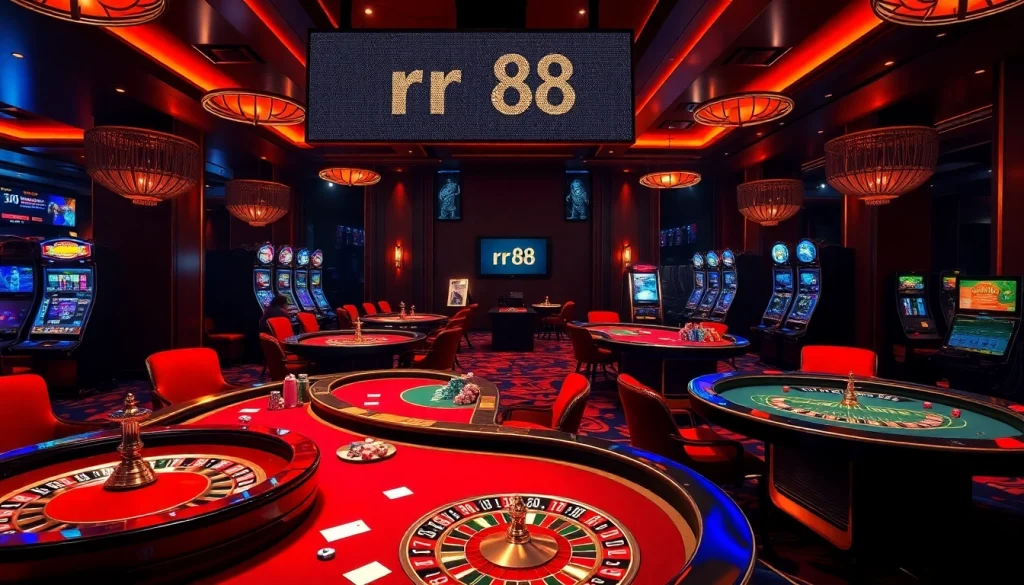 Experience the thrill of winning at RR88 link with vibrant casino games and exciting atmosphere.