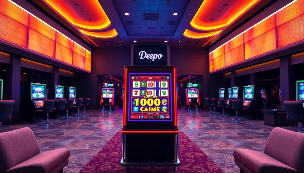 Temukan slot depo 1000 yang menarik dalam pengaturan gaming modern yang mengundang.