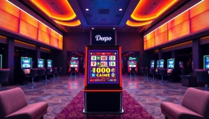 Temukan slot depo 1000 yang menarik dalam pengaturan gaming modern yang mengundang.