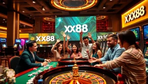 Experience thrilling online gaming at XX88 with vibrant tables and dynamic players.