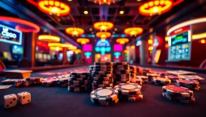 Discover exciting reddit csgo gambling sites showcasing a lively casino gaming table with vibrant chips.