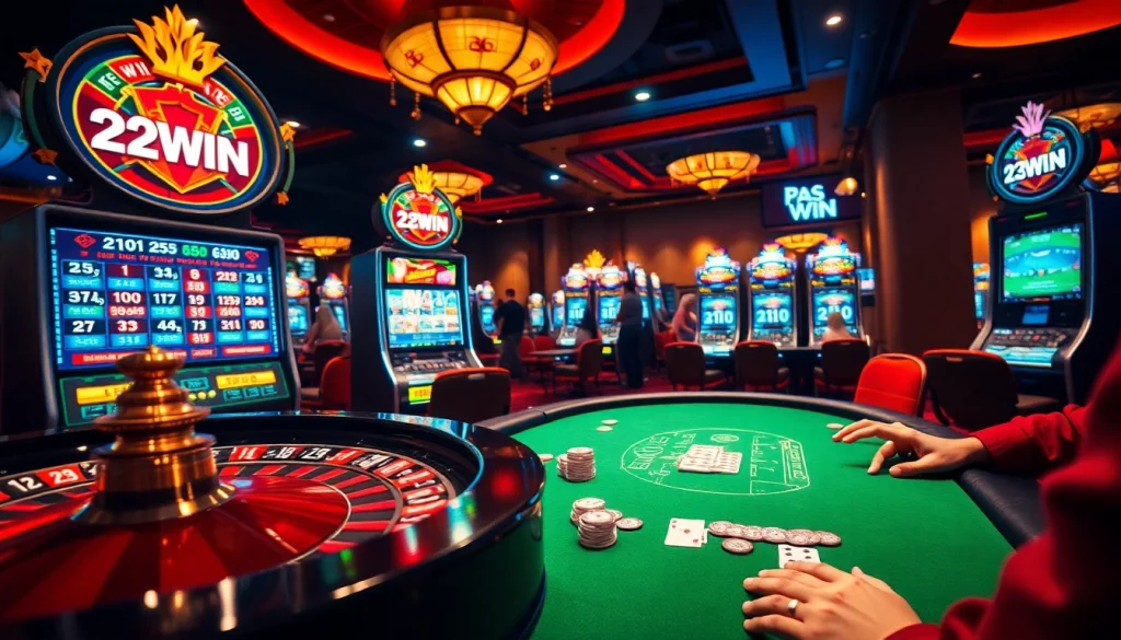 Experience thrilling gambling at 23WIN with exciting casino games and vibrant visuals.