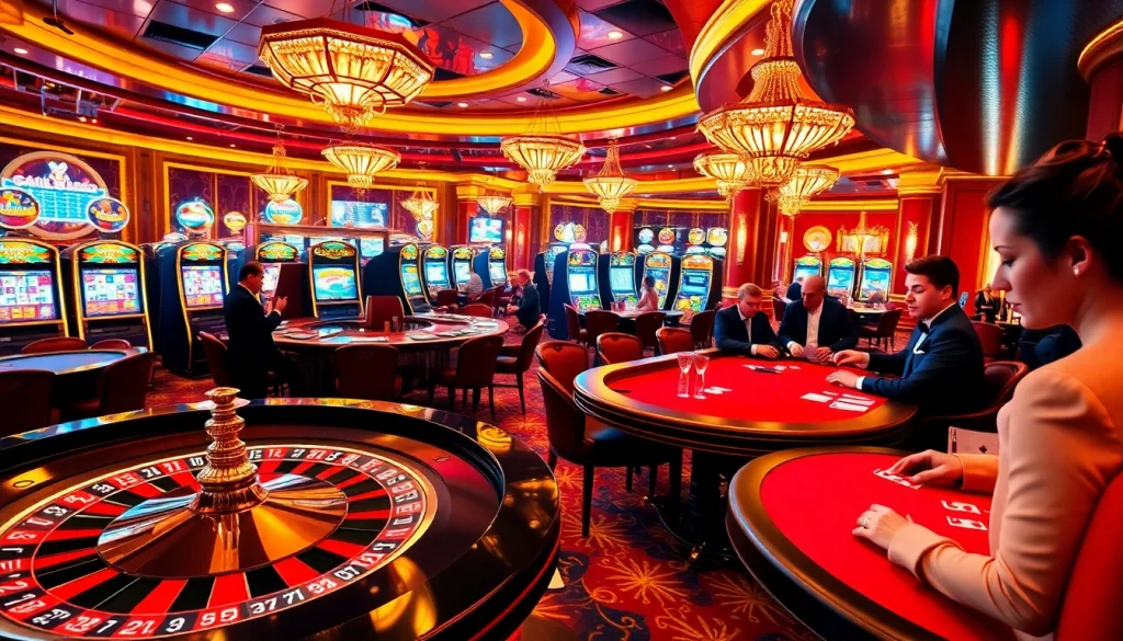 Sentez l'excitation d'un casino fiable en ligne avec une table de roulette dynamique et des joueurs avides.