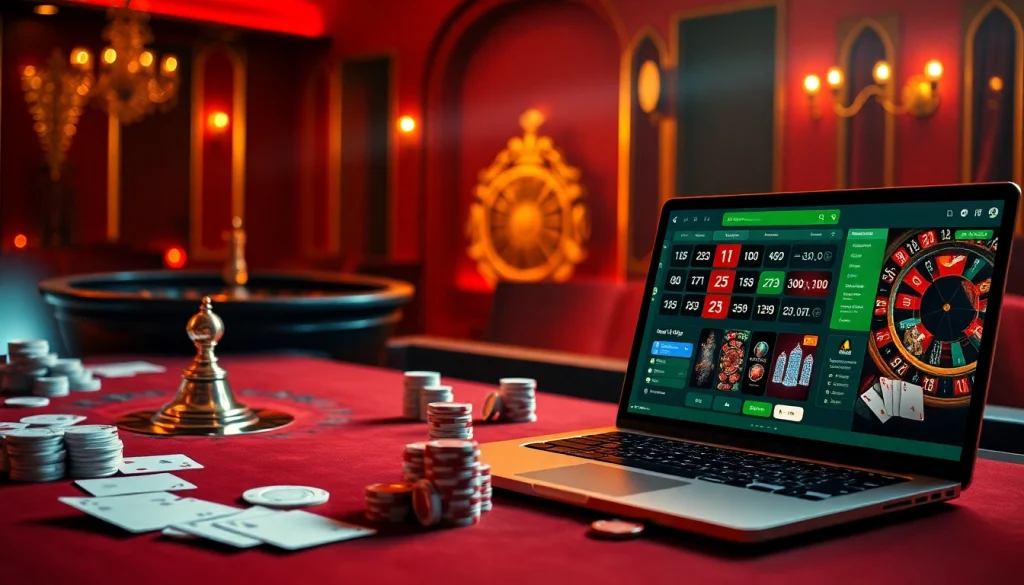 Vivez l'excitation du casino en ligne argent réel avec une scène de jeu de table vibrante et une interface de jeu interactive.