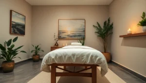 편안함을 위해 설계된 차분하고 매력적인 스파룸에서 송도마사지를 경험하세요.