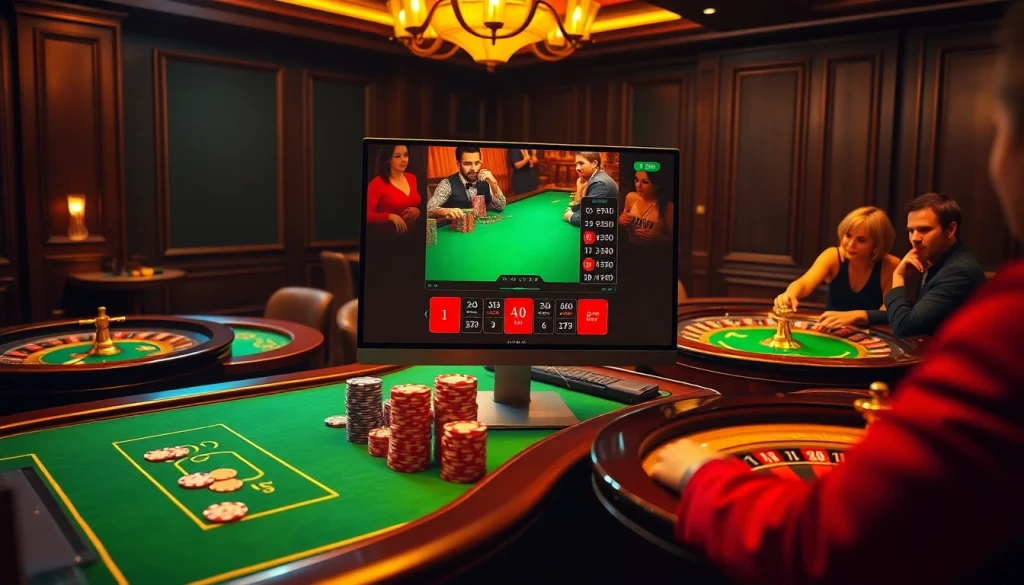 Vivez un gameplay palpitant dans un casino fiable en ligne avec des tables de casino vibrantes et des actions de poker.