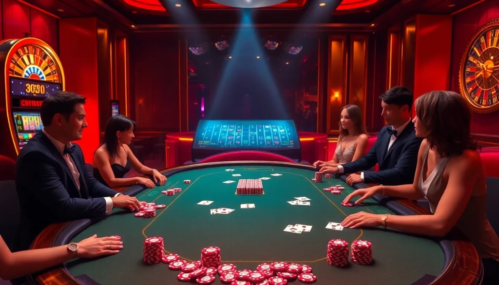 Experience thrilling gameplay at Hay88's luxurious casino with vibrant poker games.