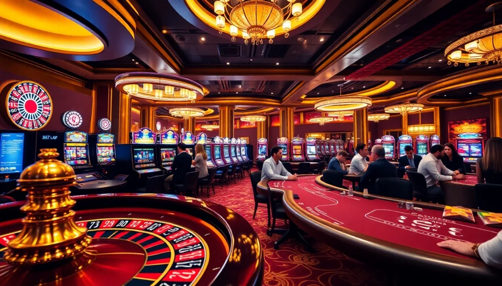 Vivez l'attrait d'un casino fiable en ligne avec des machines à sous vibrantes et des jeux captivants.